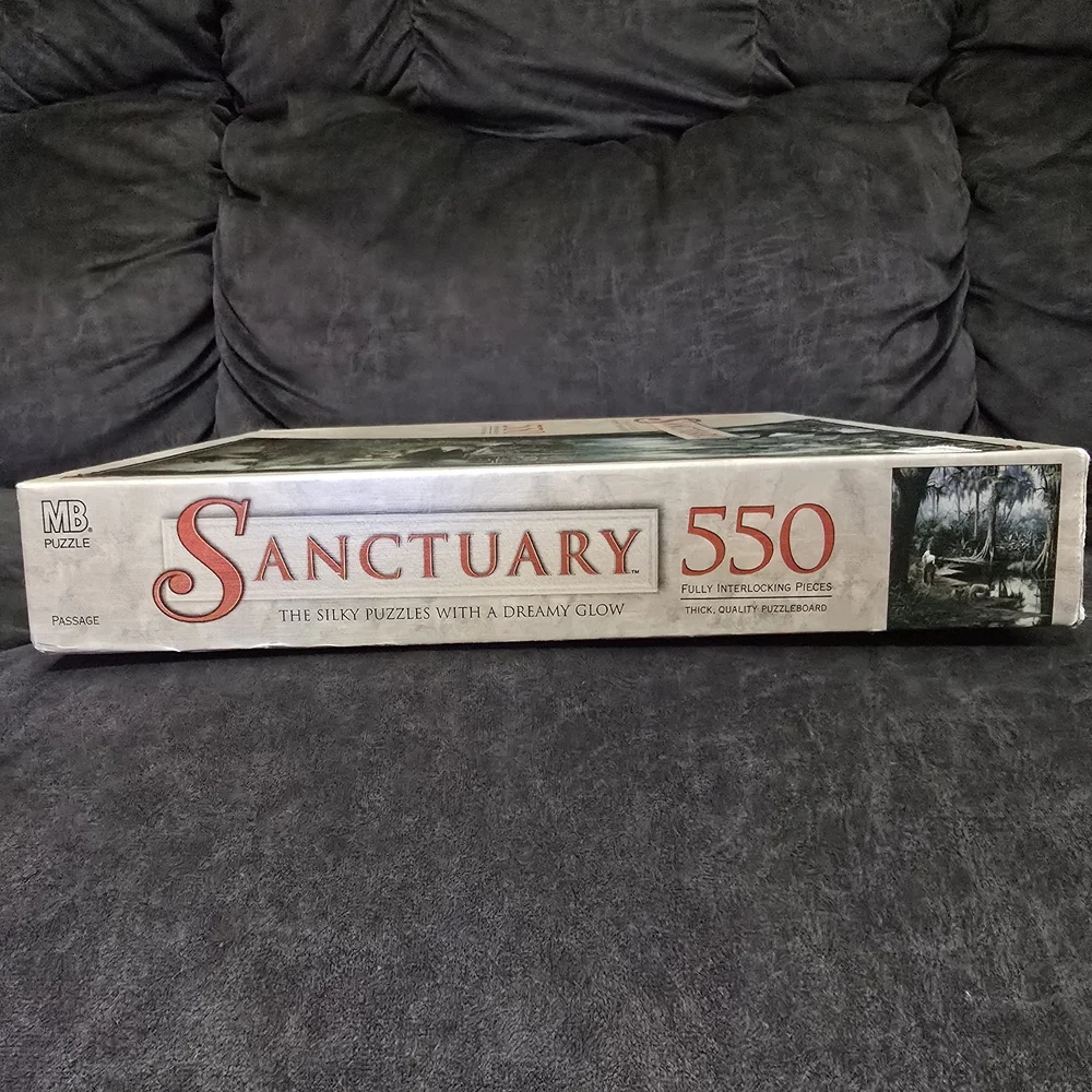 Sanctuary 550-Piece Puzzle - Green and Blue